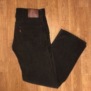 Levi’s low loose 549 black corduroy jeans pants 38x32